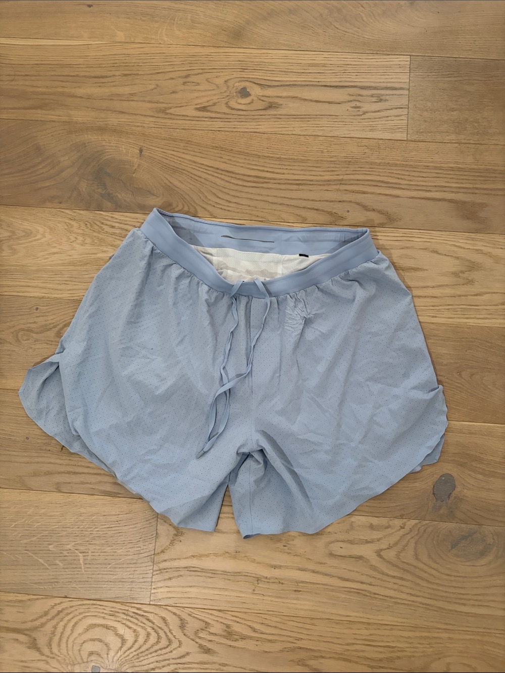 lululemon athletica Light Blue Men's Athletic Drawstring Shorts